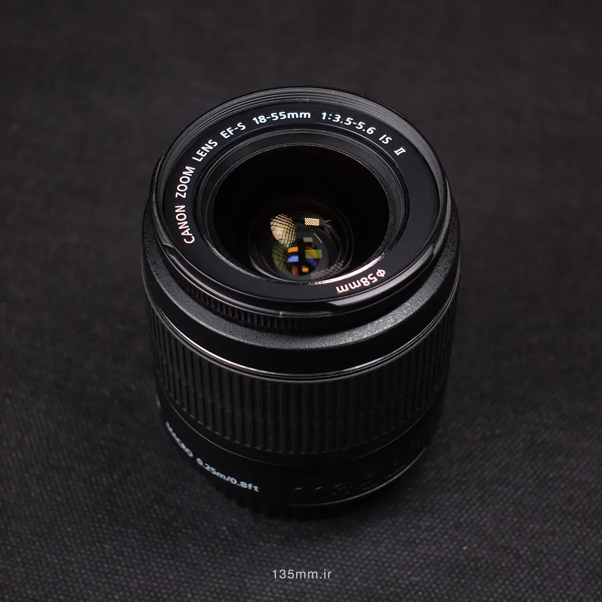 canon 18-55 (1) لنز کانن کارکرده Canon EF-S 18-55mm f/3.5-5.6 IS II - تصویر 1