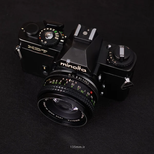 دوربین Minolta XD7 با لنز 50mm f/2