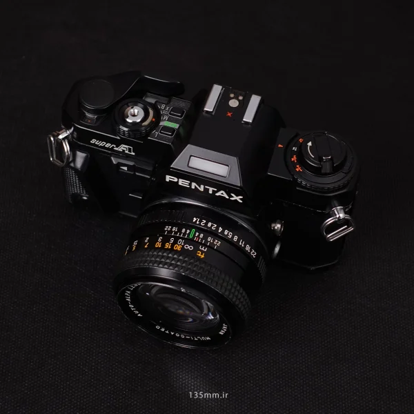 دوربین Pentax Super A با لنز 50mm f/1.4